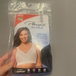 Playtex Comfort Wireless Bra‎ in BLACK  50D